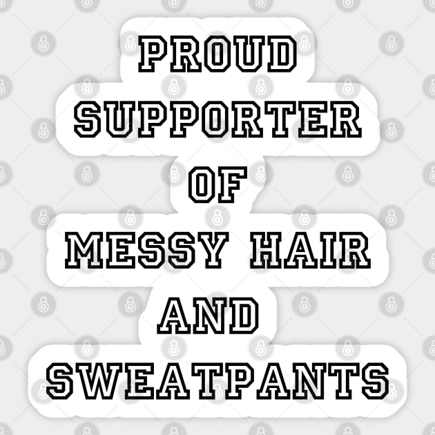 sweatpants supporter Sticker by Jacqui96